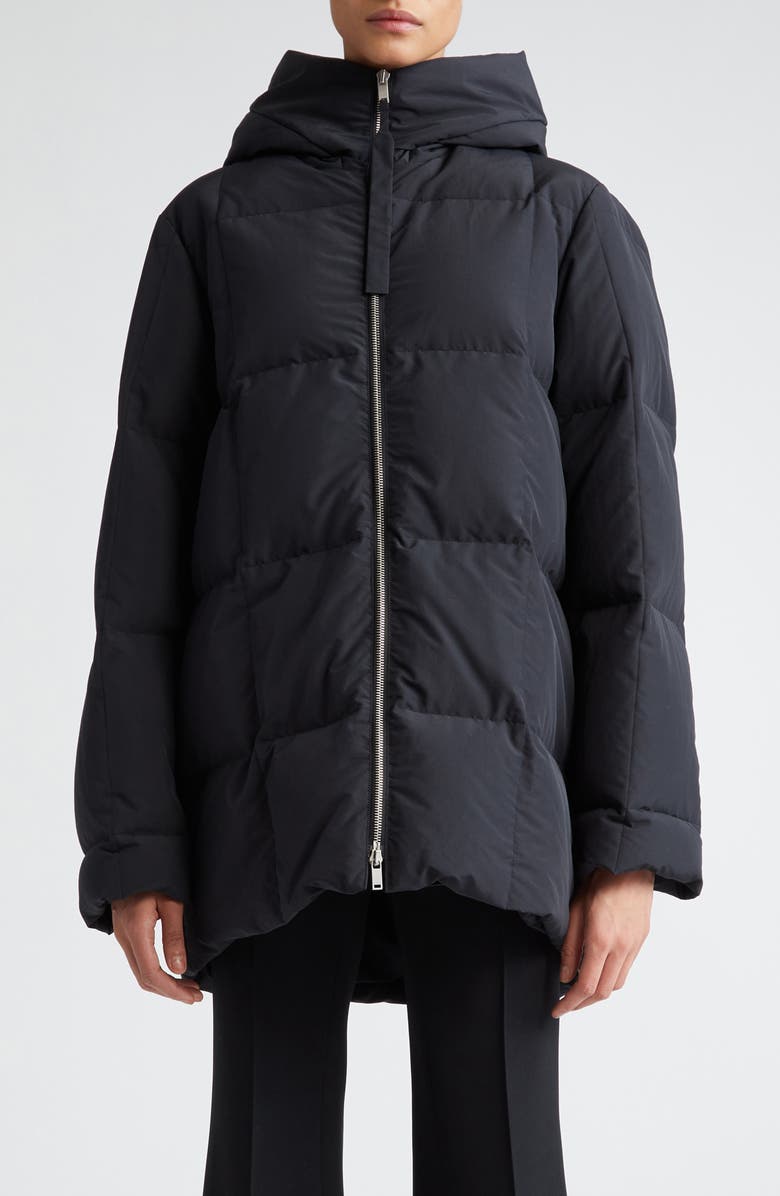 Jil Sander Down Hooded Coat, Main, color, 