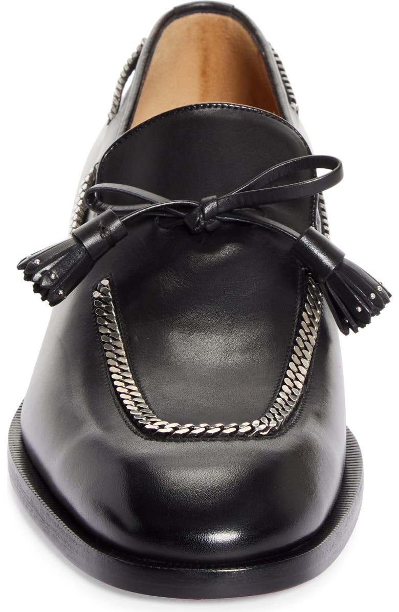 Christian Louboutin Cortochain Loafer, Alternate, color, Black