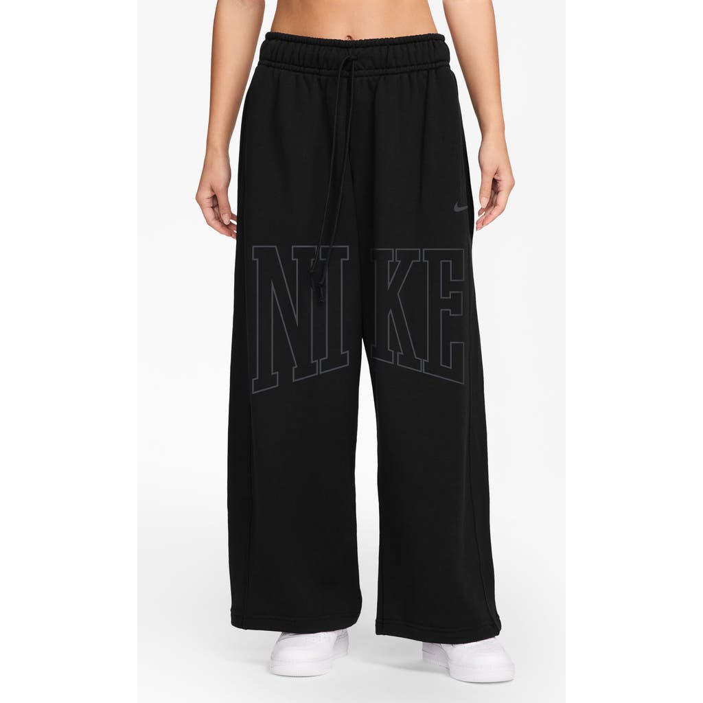 NIKE NIKE WIDE LEG FLEECE PANTS