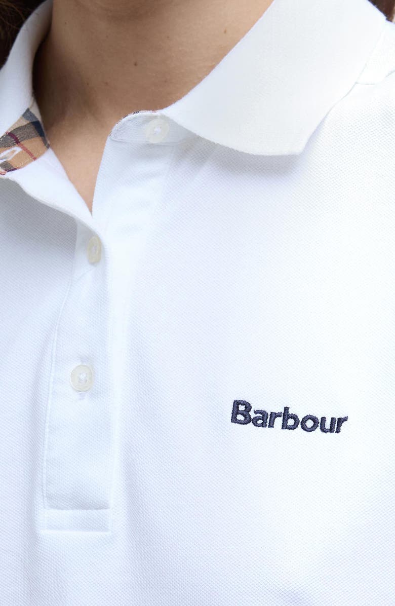 Barbour Bowford Sleeveless Cotton Polo Shirt, Alternate, color, White