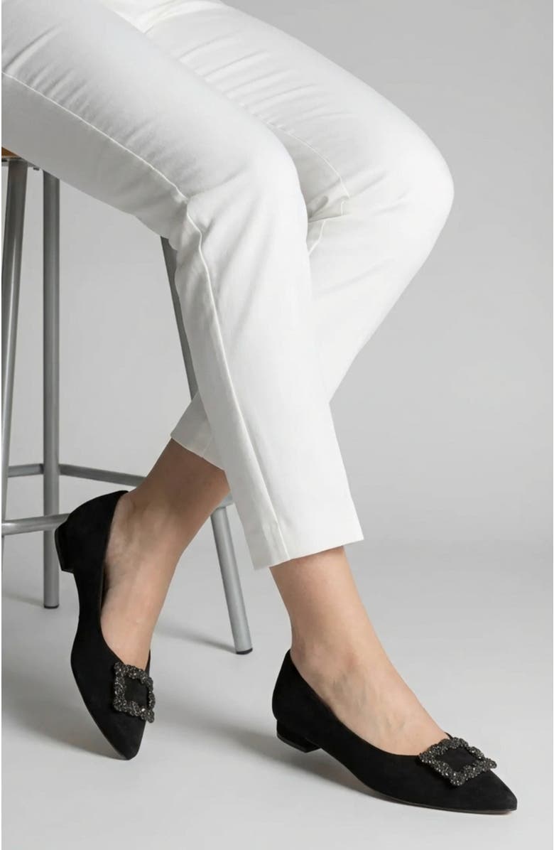 Menina Step Tiara Noir Flat, Alternate, color,