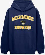 Logo Athletic Men's Logo Athletic Navy Milwaukee Brewers Heart & Soul Hoodie