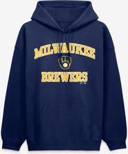 Logo Athletic Men's Logo Athletic Navy Milwaukee Brewers Heart & Soul Hoodie