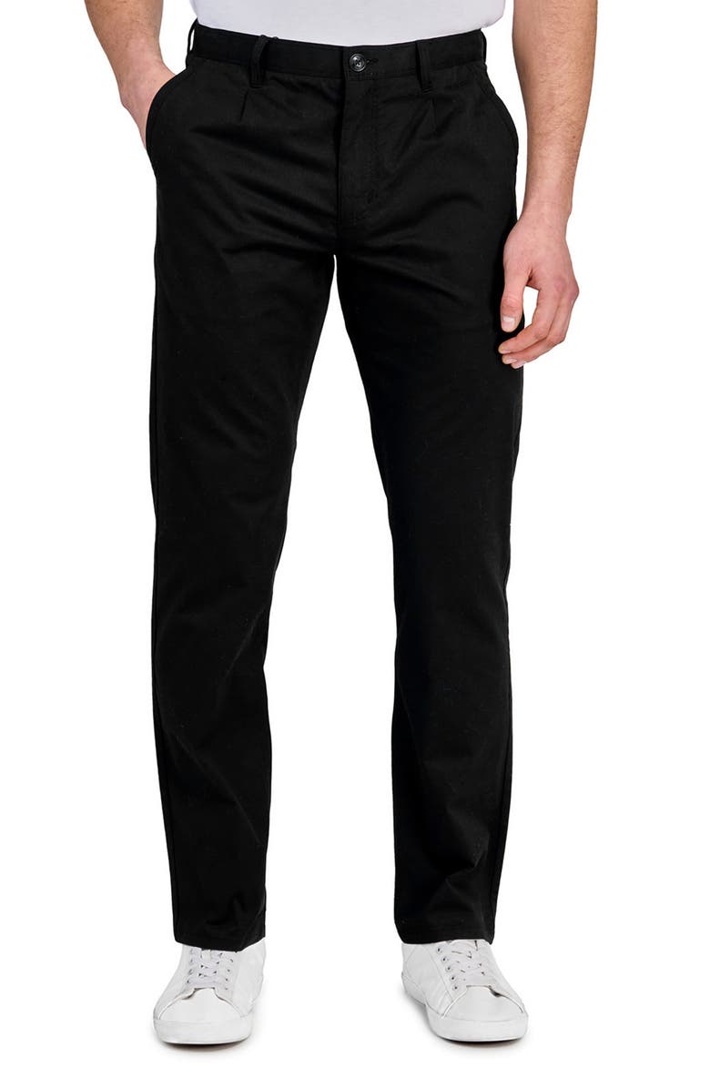 W.R.K Slim Fit Twill Chino Pants, Alternate, color, Black