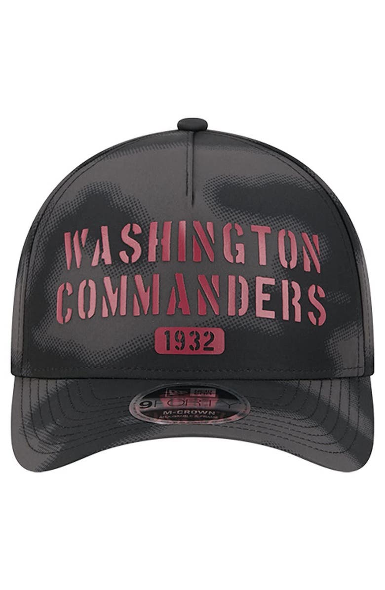 New Era Men's New Era Gray Washington Commanders Halftone Camo 9FORTY Hat, Alternate, color, Gray