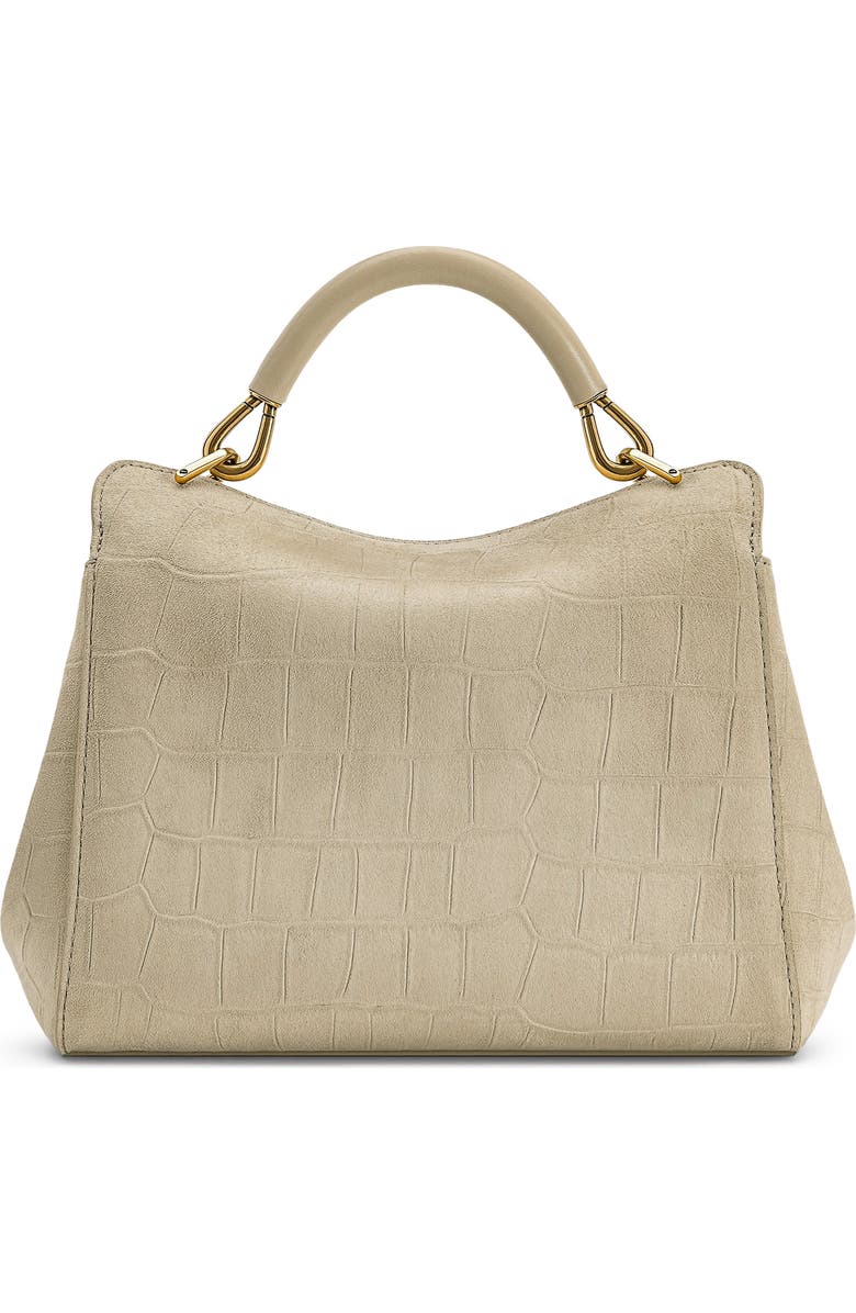 JW PEI Lucia Faux Suede Top Handle Bag, Alternate, color, Light Beige