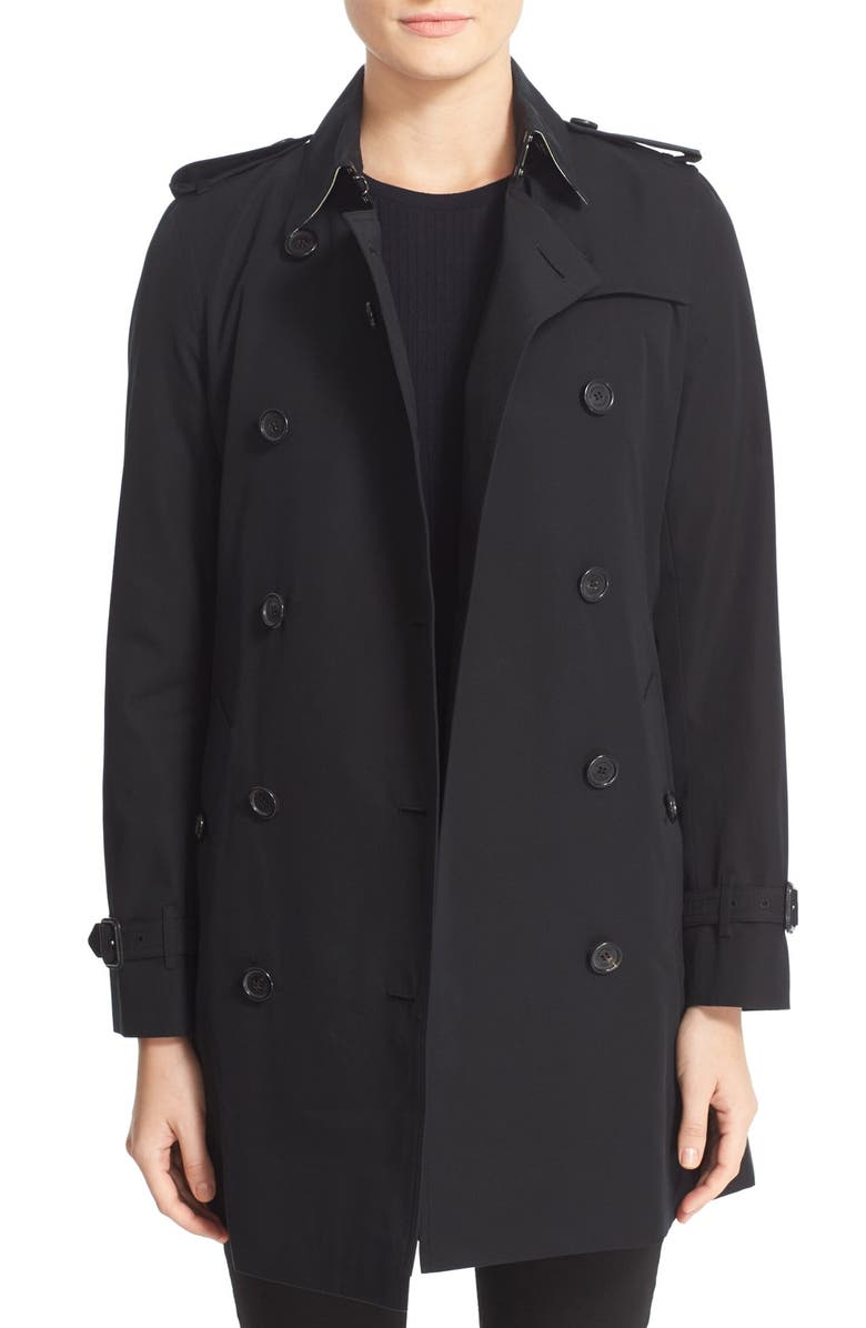 Burberry Kensington Mid Trench Coat, Main, color,