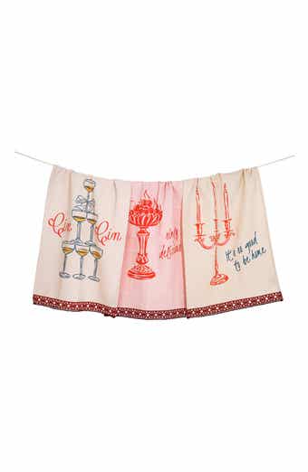 Tiramisu Set of Three Vintage Celebration Kitchen Towels