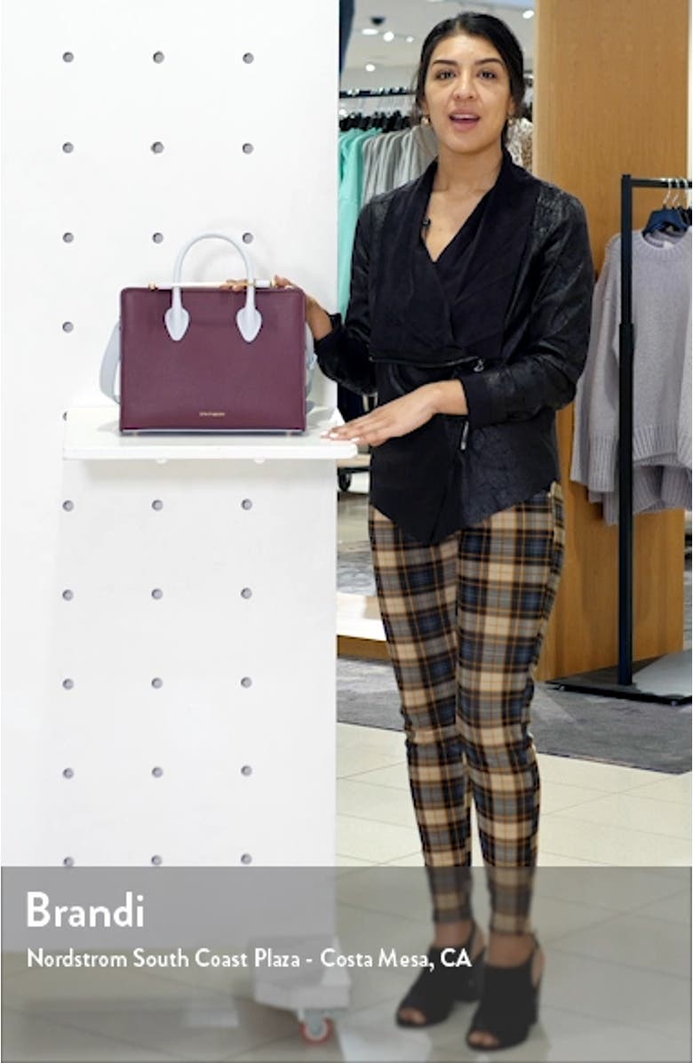 Midi Bicolor Leather Tote, sales video thumbnail