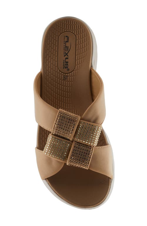 FLEXUS BY SPRING STEP FLEXUS BY SPRING STEP GEOVANI PLATFORM WEDGE SLIDE SANDAL 
