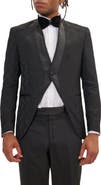 RON TOMSON Satin Embellished Tuxedo Jacket