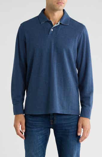 New Las Arias Long Sleeve Cotton Blend Polo