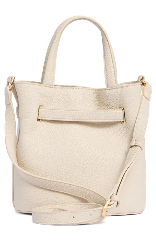 T Tahari Pebble Bucket Bag In Brown
