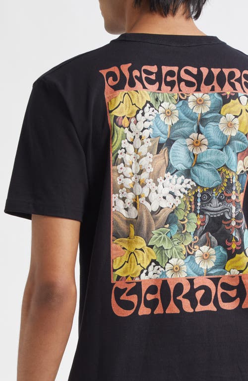 Endless Joy Heavyweight Cotton Graphic T-shirt In Black