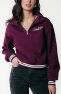 Colourful Rebel Uni Striped Cuff Zip Sweat