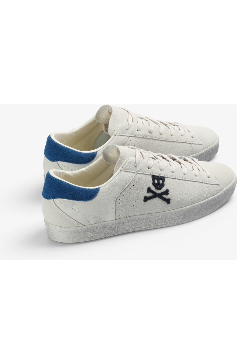 Scalpers Henry Suede Sneakers, Alternate, color, Whitenavy