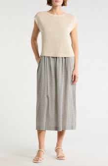 MAX STUDIO Knit Vest Twofer Dress