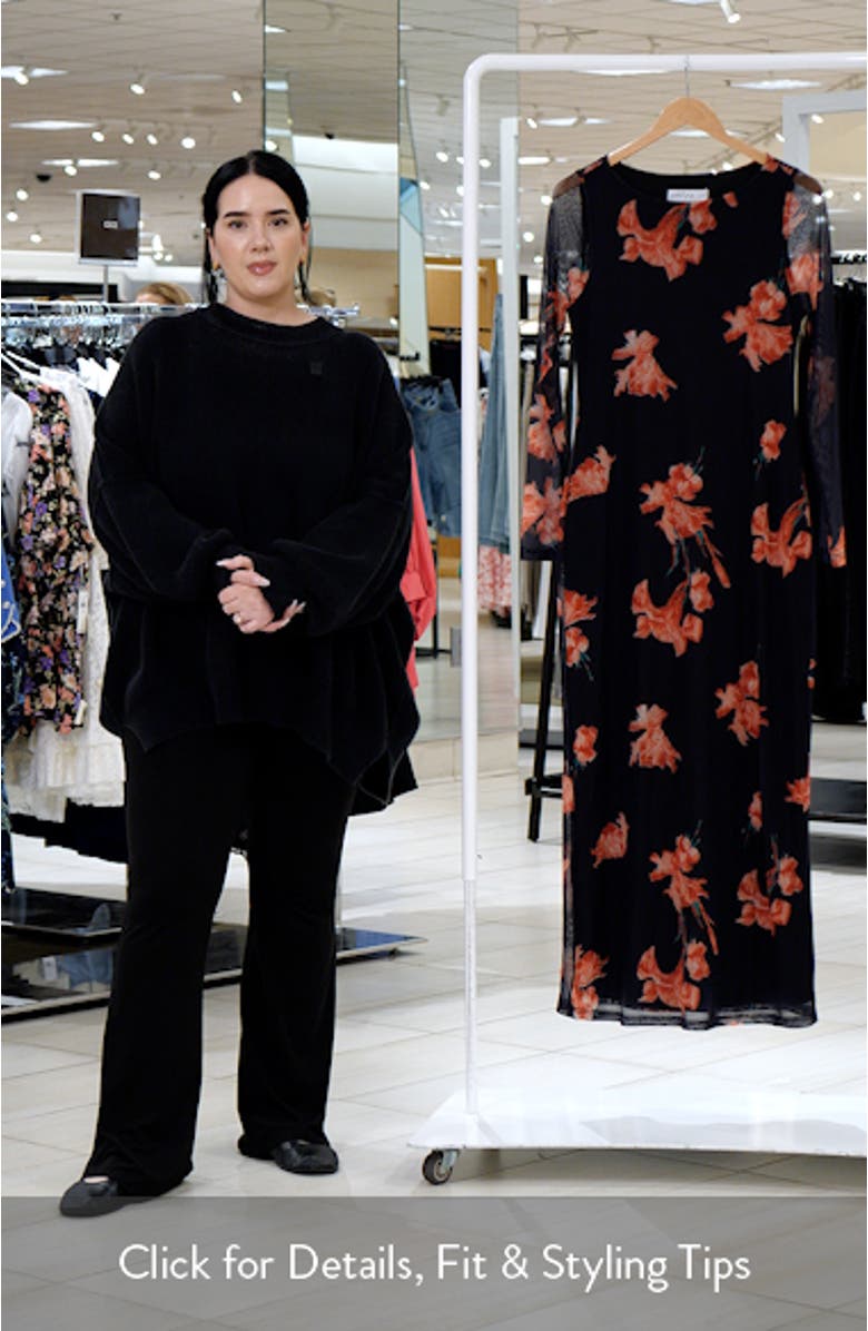 Hilda Floral Long Sleeve Dress, sales video thumbnail