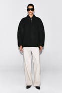 COS Sculpted Wool-Blend Zip-Up Jacket