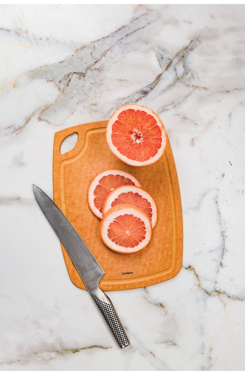 CUISIPRO Fibre Wood Cutting Board, Alternate, color, Slate