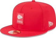 New Era Men's New Era Red Kansas City Chiefs 2025 Sideline  59FIFTY Fitted Hat