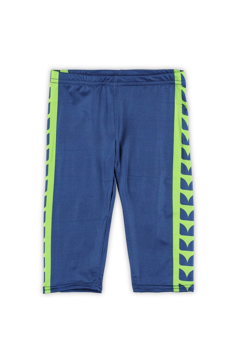 JERRY LEIGH Infant College Navy Seattle Seahawks Tailgate Tutu Game Day Costume Set, Alternate, color,