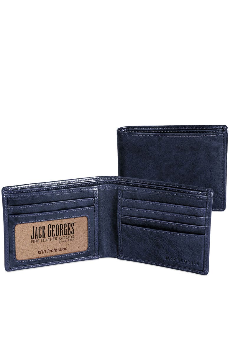 Voyager Bifold Wallet, Main, color, Navy