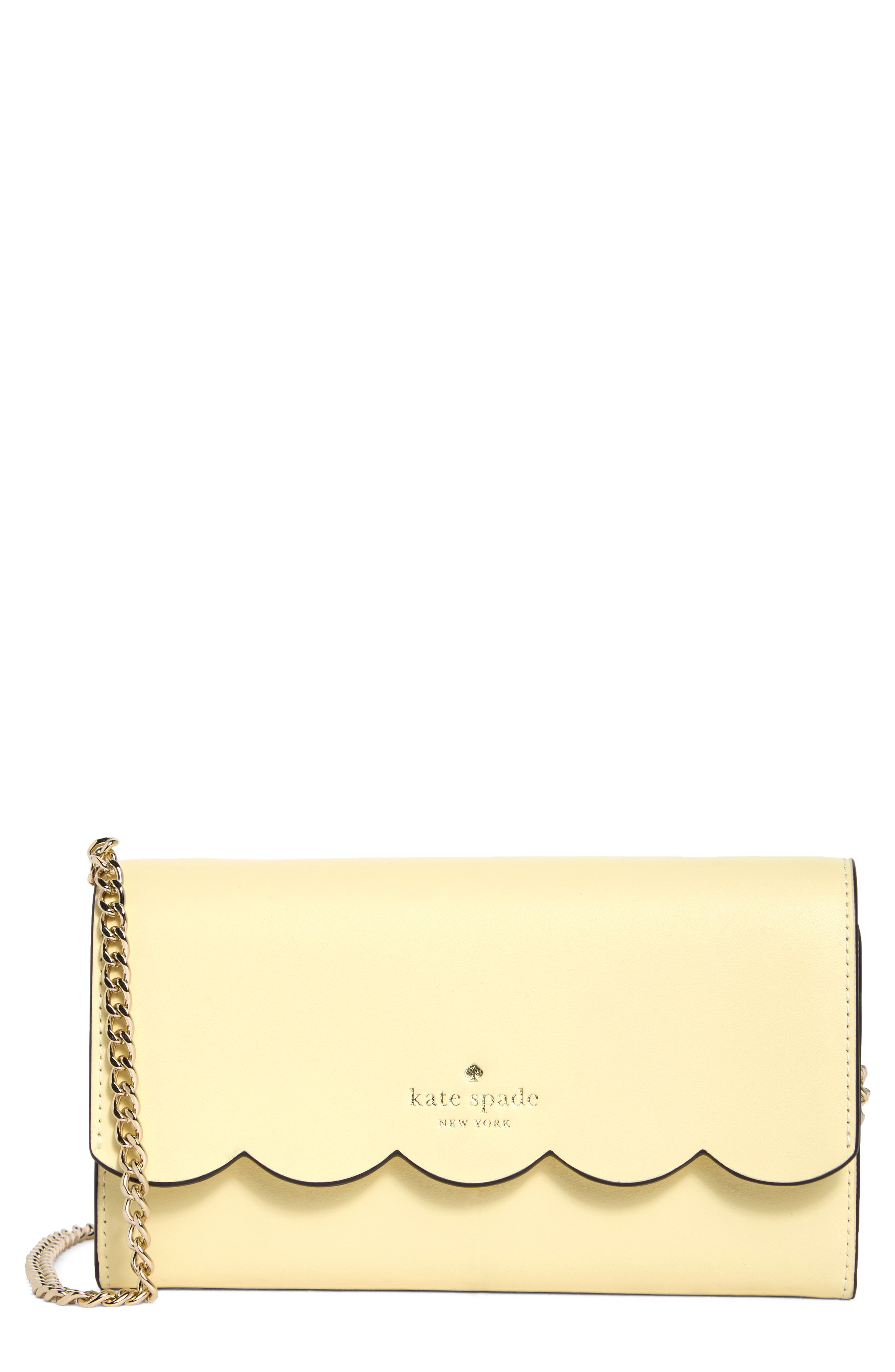 gemma wallet on a chain shoulder bag, Main, color, LEMON FONDANT