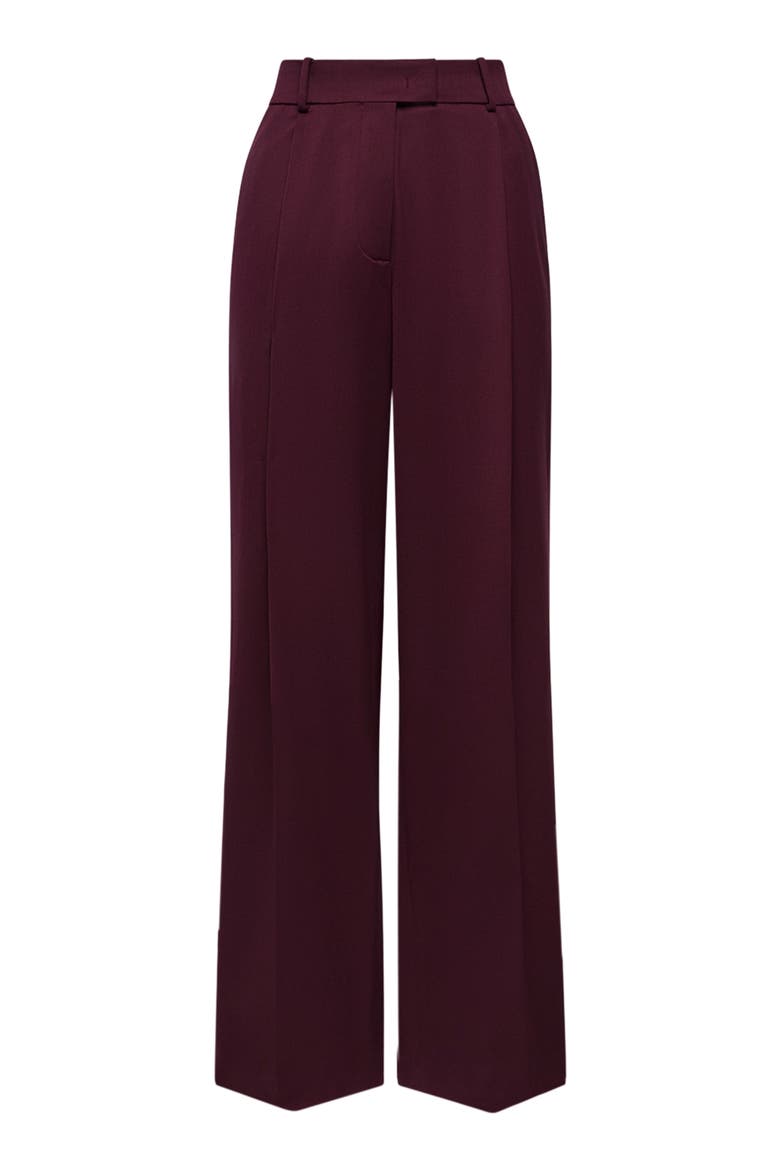 Relaxed Wide Leg Pant, Alternate, color, PLUM