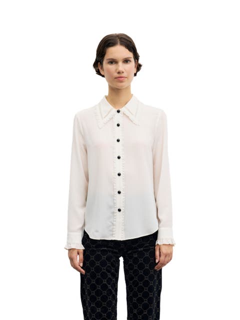 Loren Silk Crepe Blouse