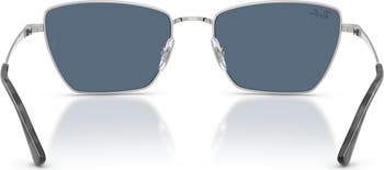 Ray-Ban Drea Bio-Based 53mm Polarized Irregular Cat Eye Sunglasses