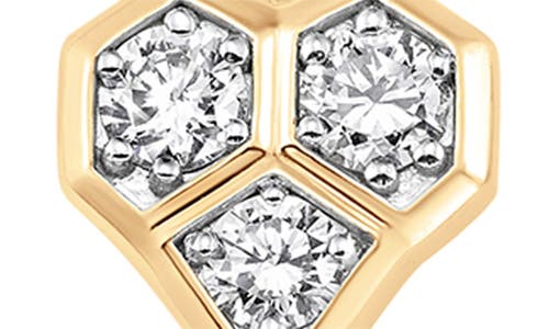 Sara Weinstock Honeycomb Charms In Yellow Gold