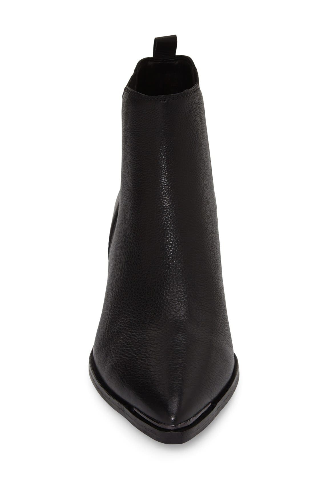 Marc Fisher LTD Yale Chelsea Boot, Alternate, color, Black Leather