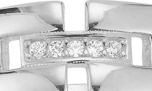 Chloe & Madison Chloe And Madison Link Band Ring In Silver