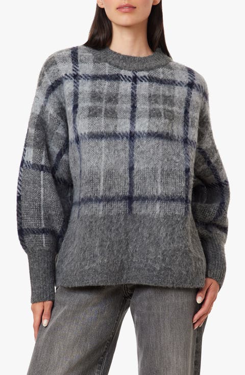 Brushed Plaid Sweater
