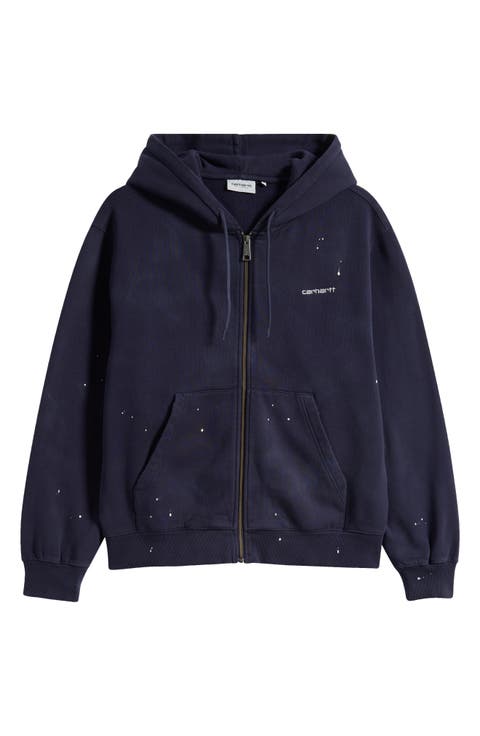 Painter Cotton Zip Hoodie
