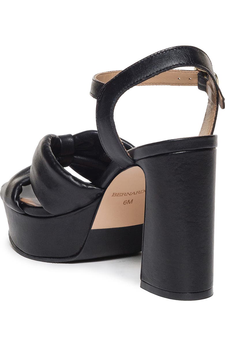 Bernardo Footwear Veronika Platform Sandal, Alternate, color, Black