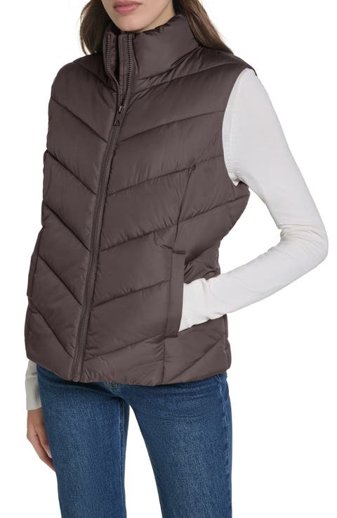 Pongee Puffer Vest