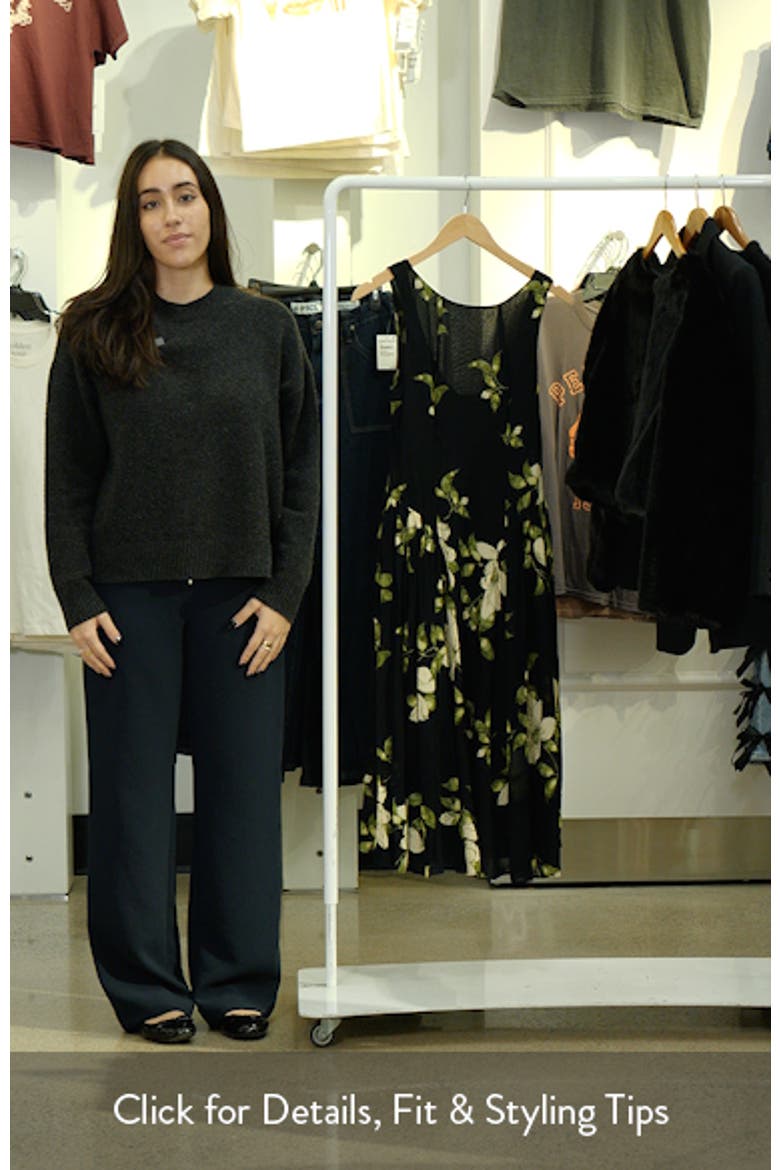 Anelis Floral Drop Waist Midi Dress video
