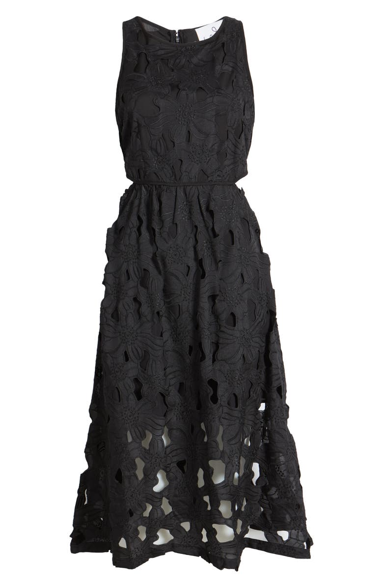 Sam Edelman Cutout Flower Sleeveless Dress, Alternate, color,