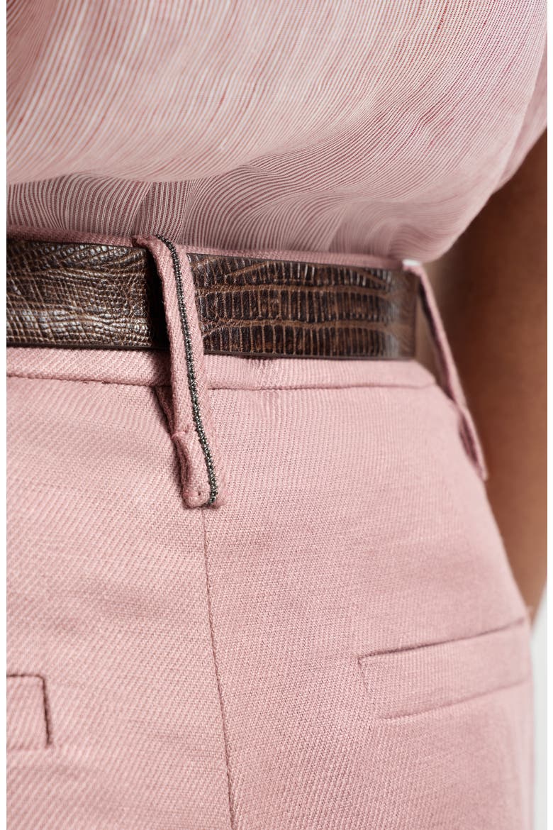 Loose Flared Trousers, Alternate, color, Pink