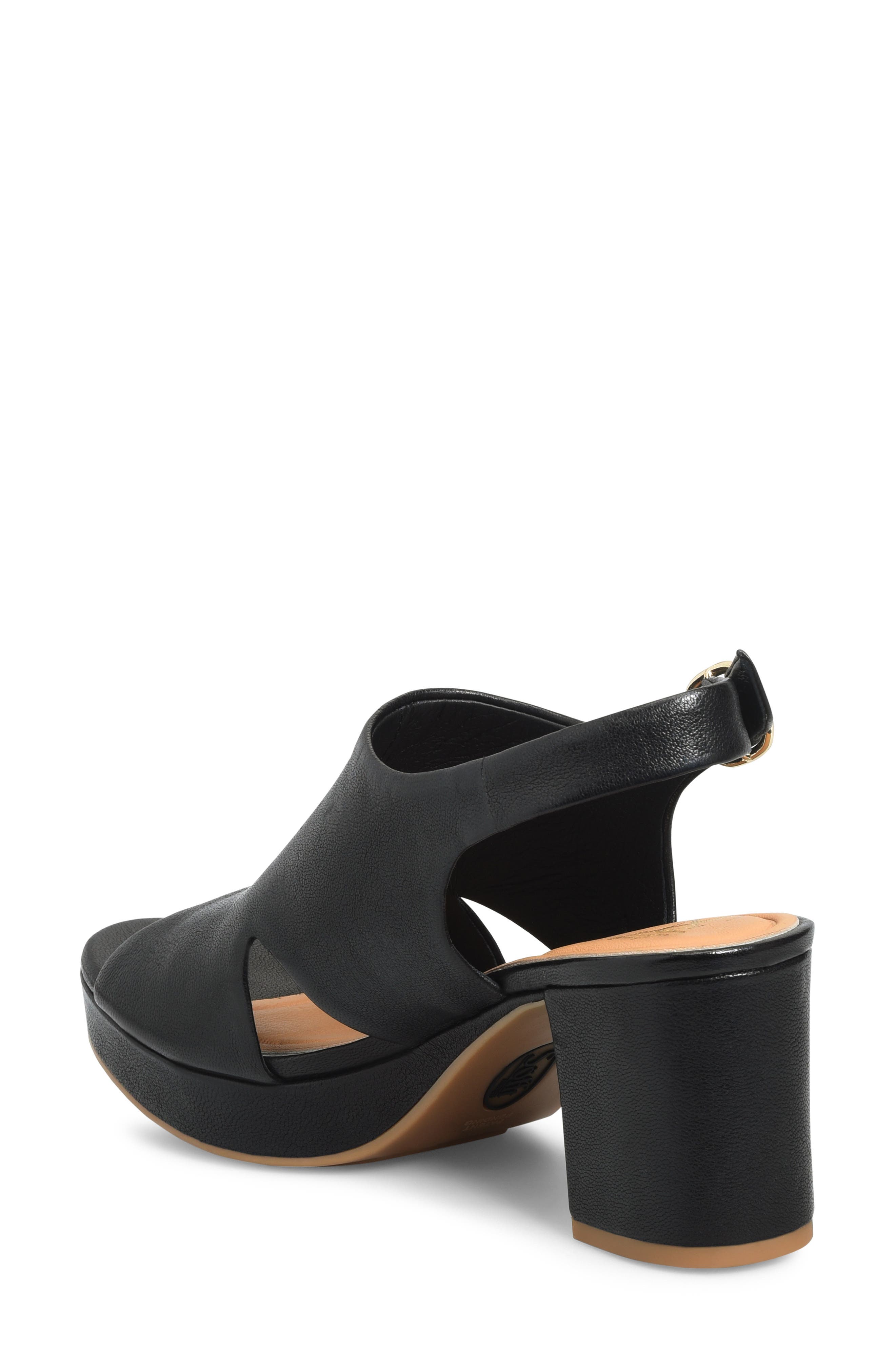 Söfft Liv Slingback Platform Sandal, Alternate, color, Black