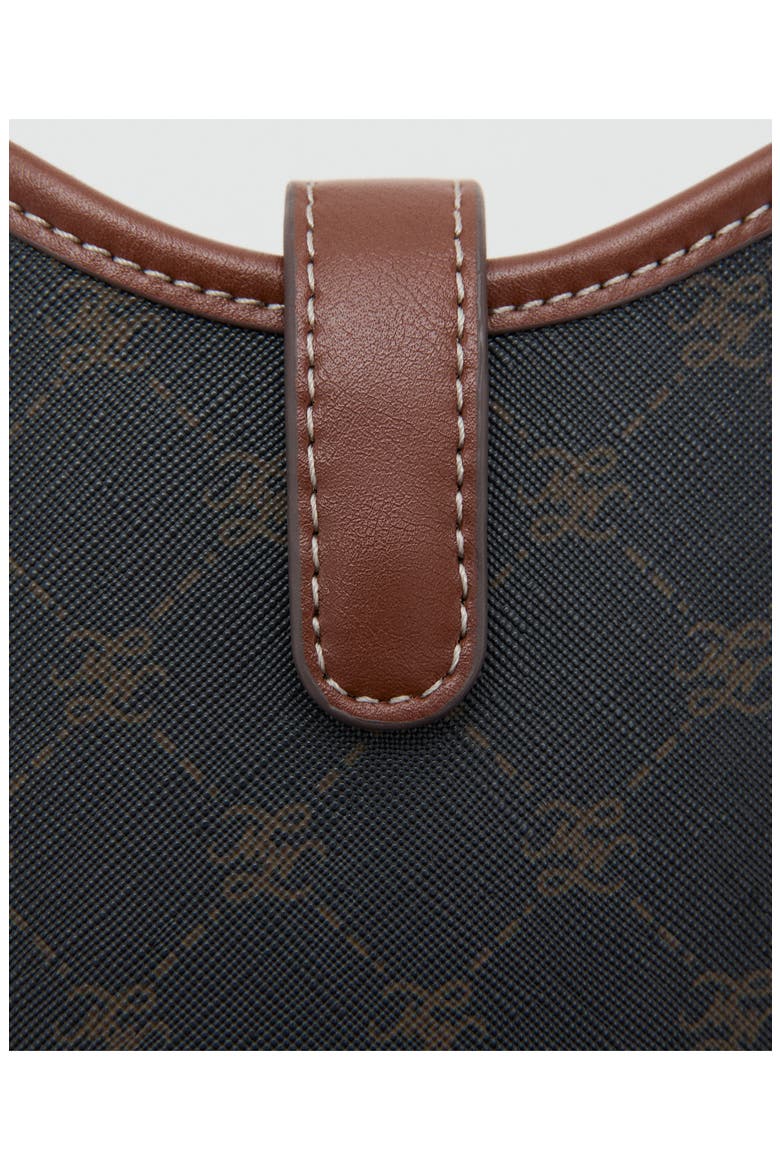 Logo Print Crossbody Phone Bag, Alternate, color, BROWN