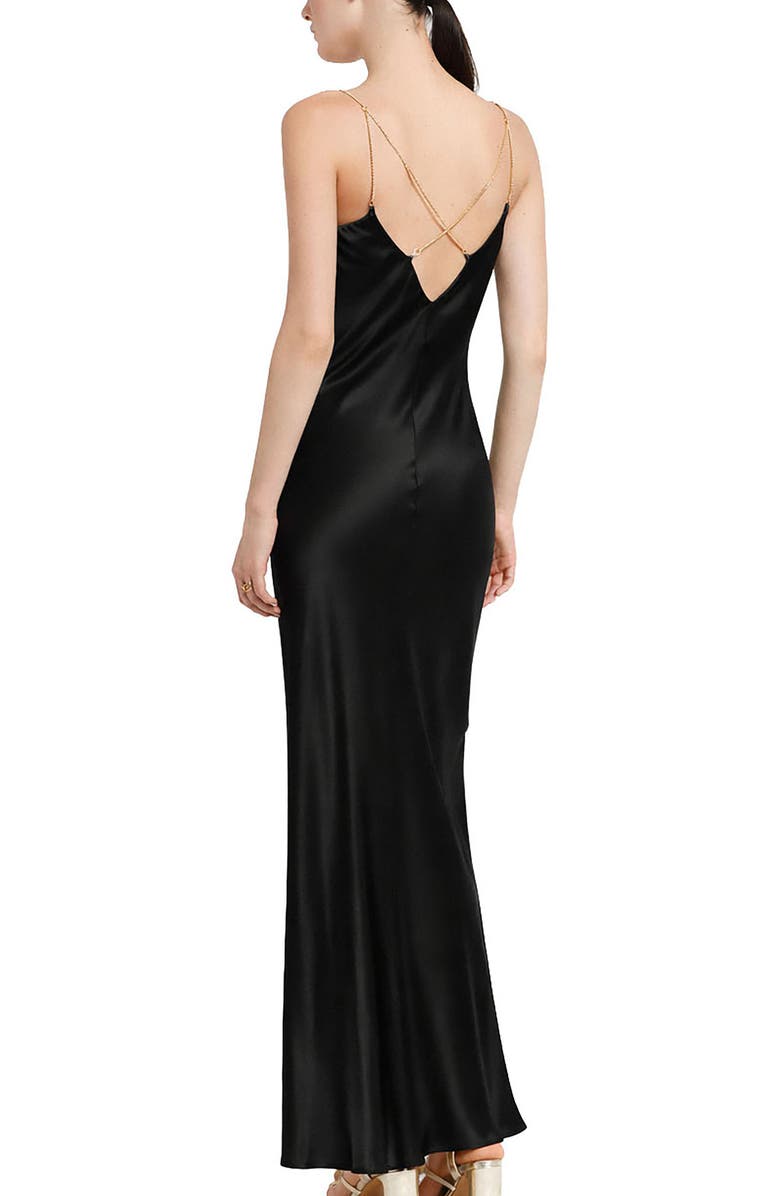 ottod'Ame Slip Dress In Viscose, Alternate, color, Black
