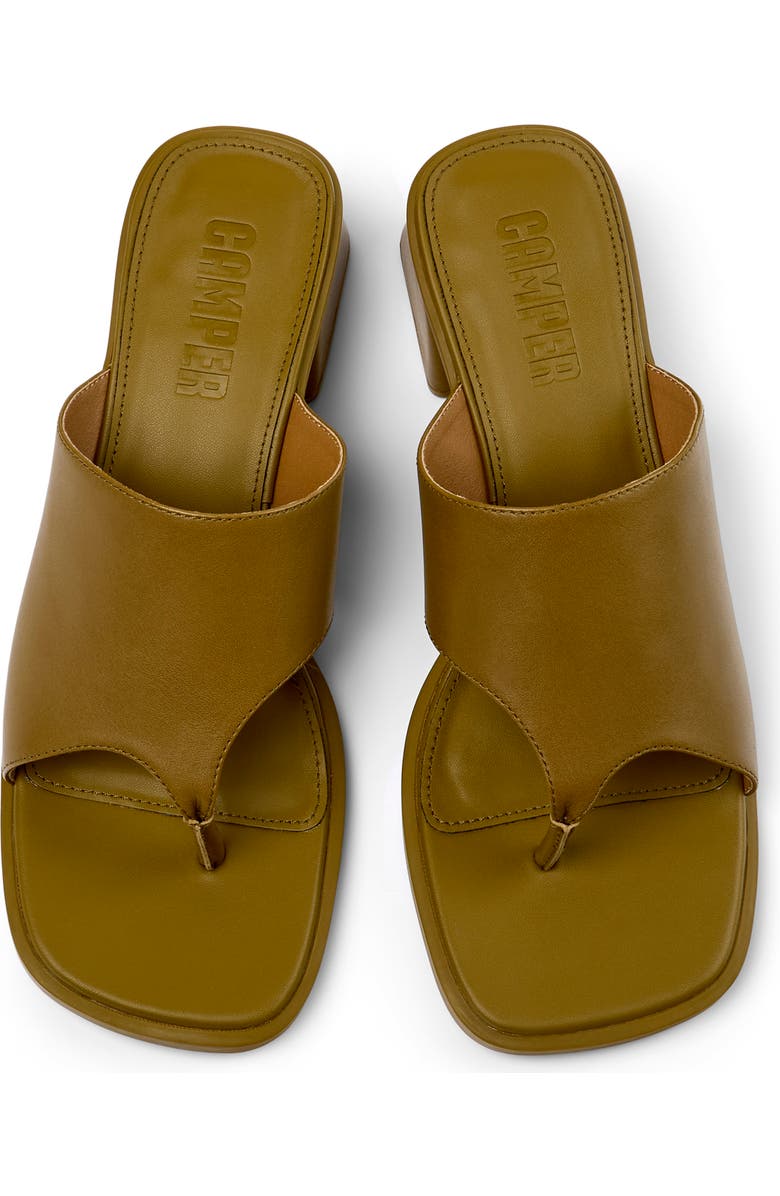 Camper Kora Slide Flip Flop, Alternate, color, Medium Green