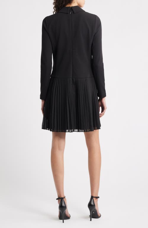 Julia Jordan Double Breasted Long Sleeve Coat Dress In Black
