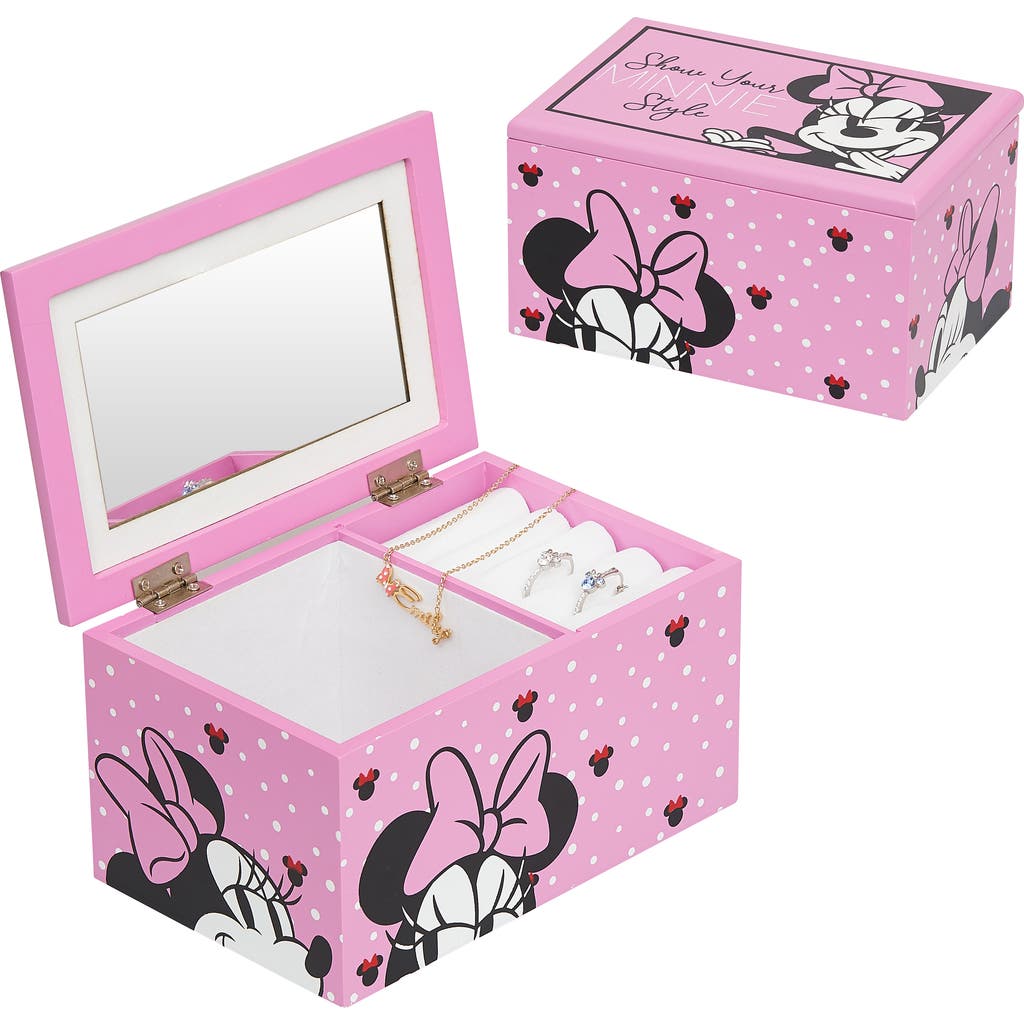 Disney Show Your Minnie Style Jewelry Box In Pink