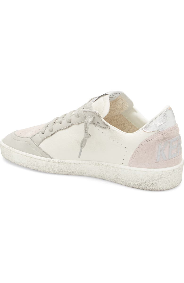 Golden Goose Ball Star Sneaker, Alternate, color, White/ Light Grey/ Pink