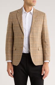 Nautica Tan Plaid Sportcoat