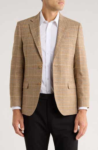 Nautica Tan Plaid Sportcoat